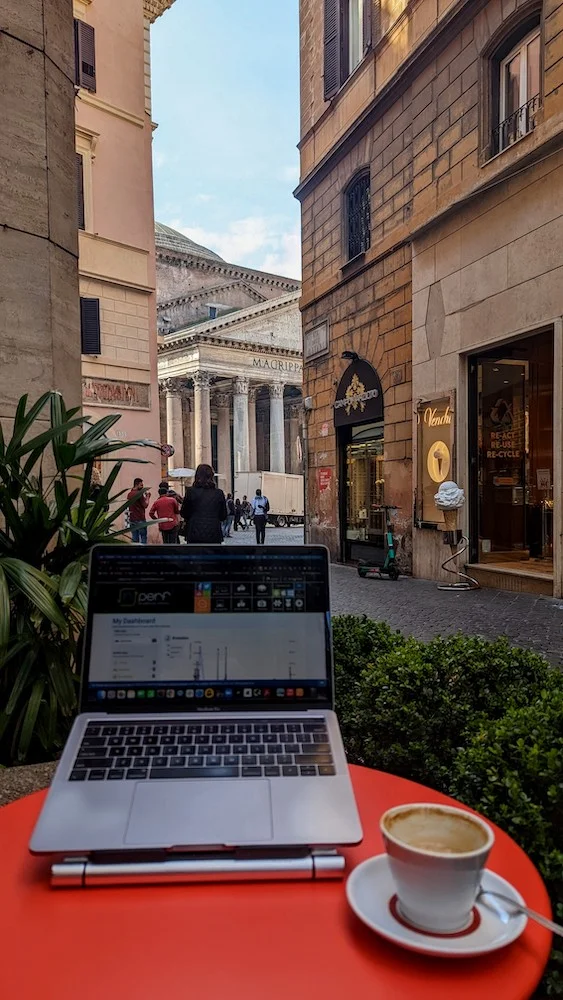 Working Online In Rome