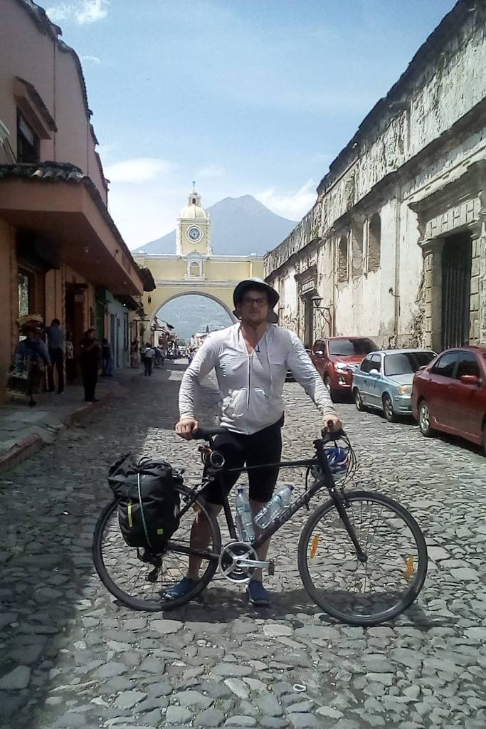 A Biker In Antigua, Guatemala