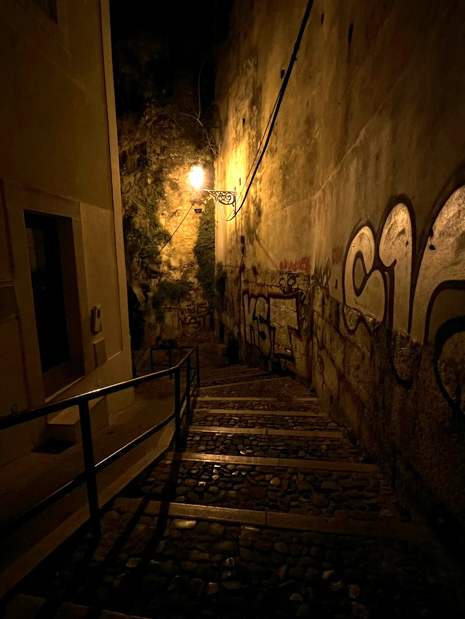 Lisbon, Portugal At Night